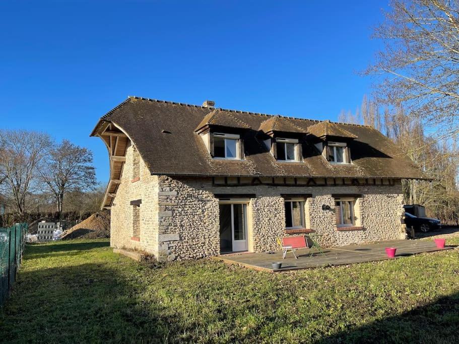 Villa Maison Ancienne Vallee De L'Eure à Hardencourt-Cocherel Extérieur photo